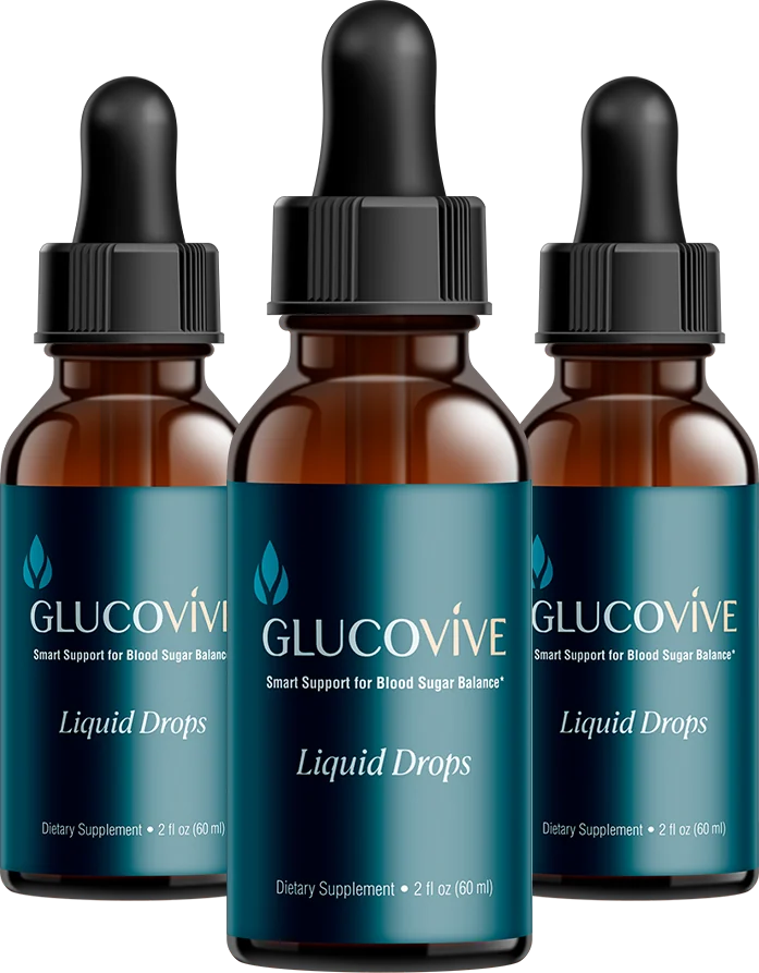 GlucoVive 3 bottle package